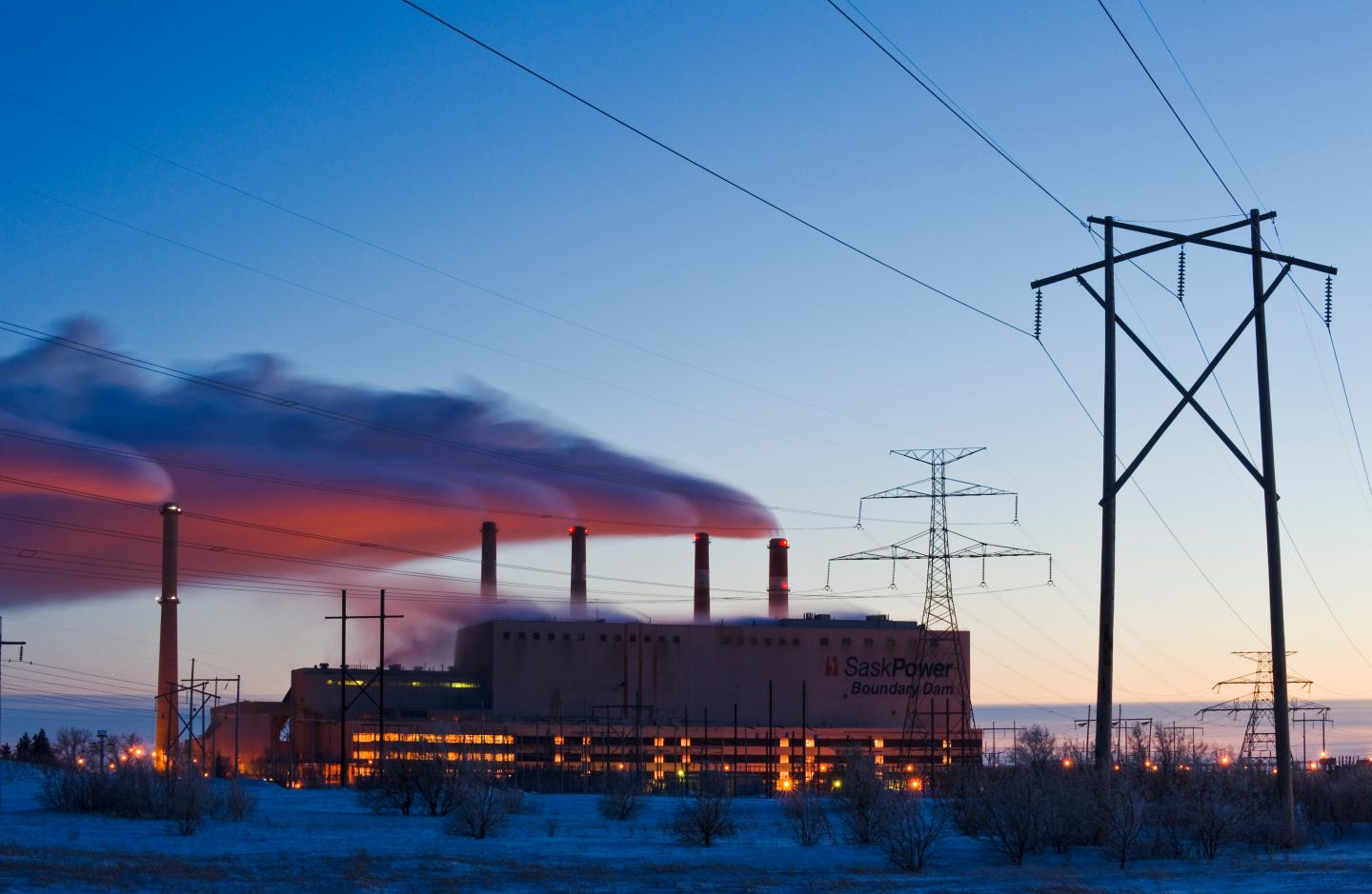 Boundary Dam coal fired power plant, Estevan, Saskatchewan, Canada
