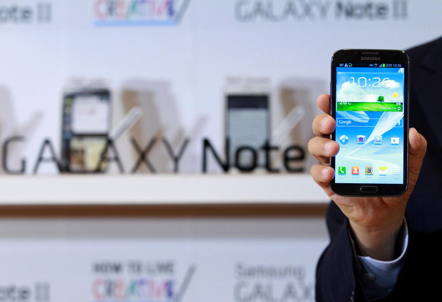 A passenger’s Samsung Galaxy Note II almost caught on fire during a recent flight to Chennai.