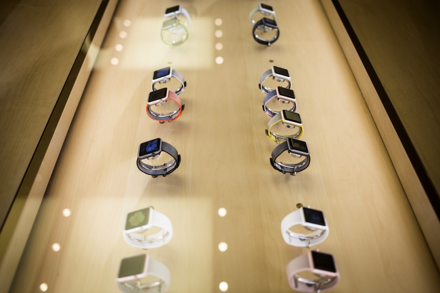 Inside An Apple Inc. Store As New Generation iPhone And Apple Watch Go On Sale