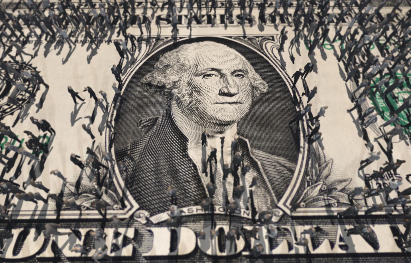 Executives on One Dollar Bill