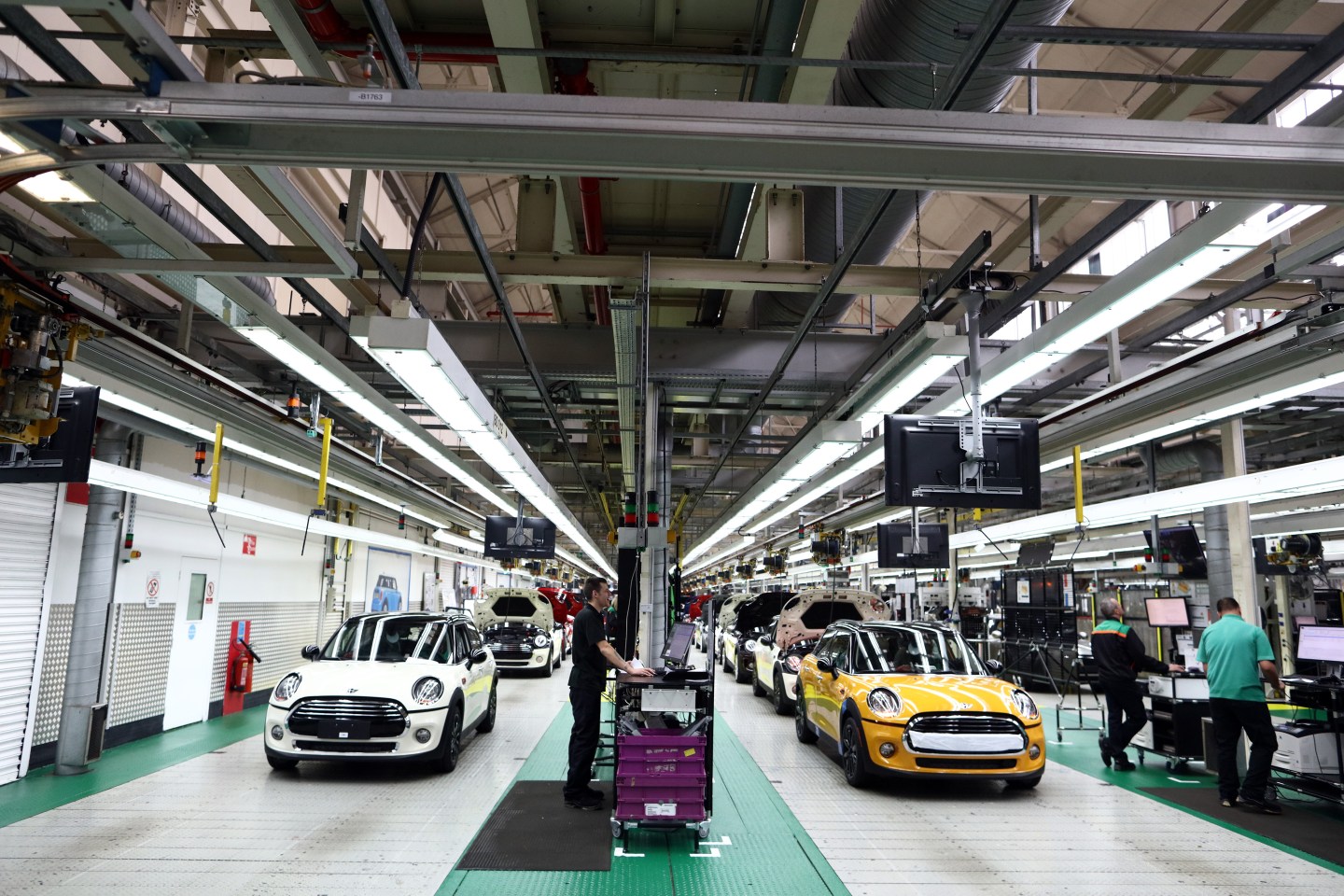 Final Assembly Of BMW AG Mini Automobiles At Oxford Plant