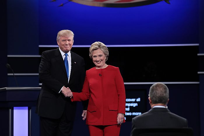 Hillary Clinton And Donald Trump Face Off In First Presidential Debate At Hofstra University