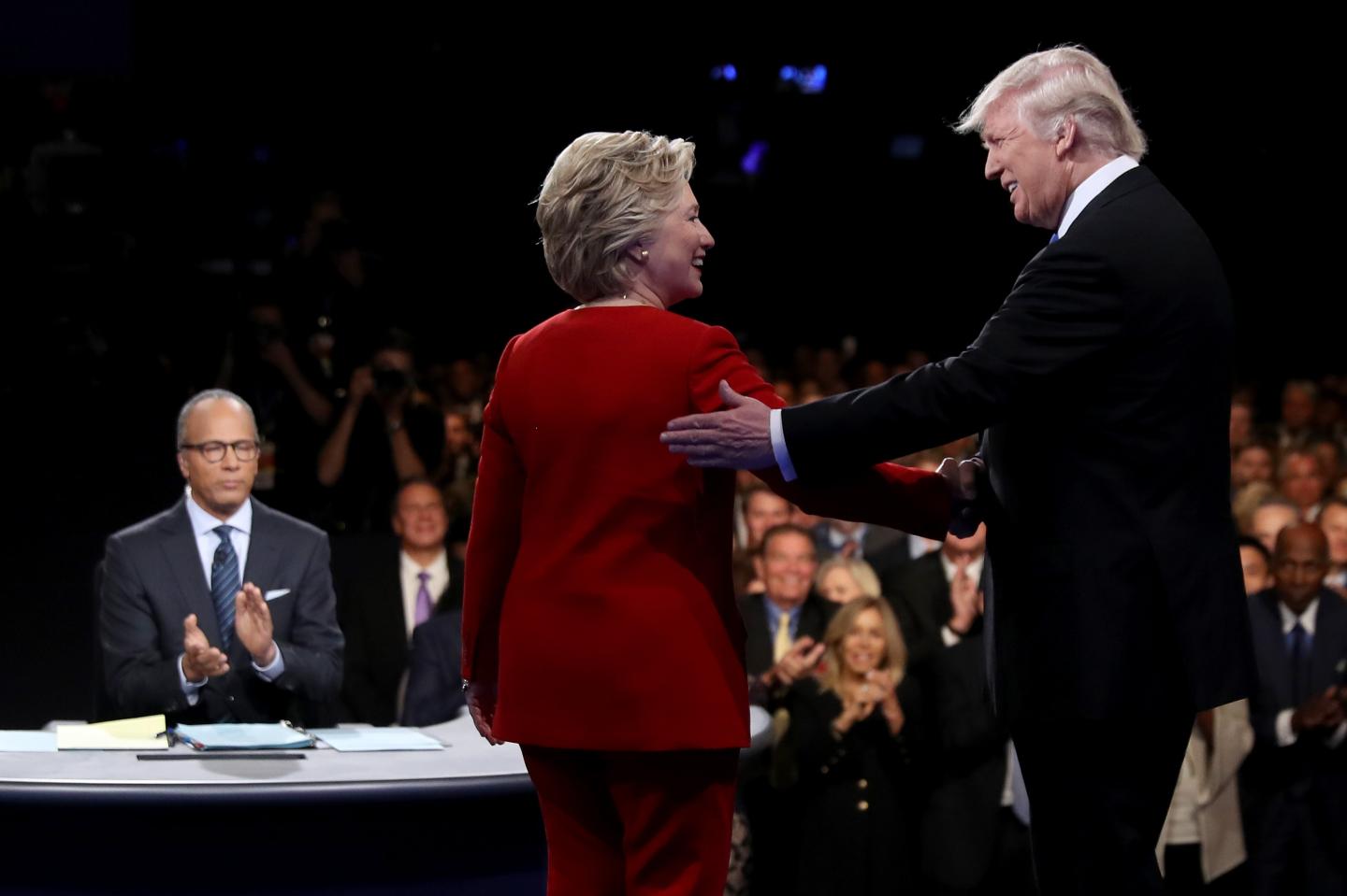 Hillary Clinton And Donald Trump Face Off In First Presidential Debate At Hofstra University