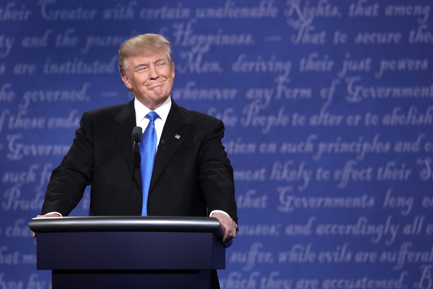 Hillary Clinton And Donald Trump Face Off In First Presidential Debate At Hofstra University