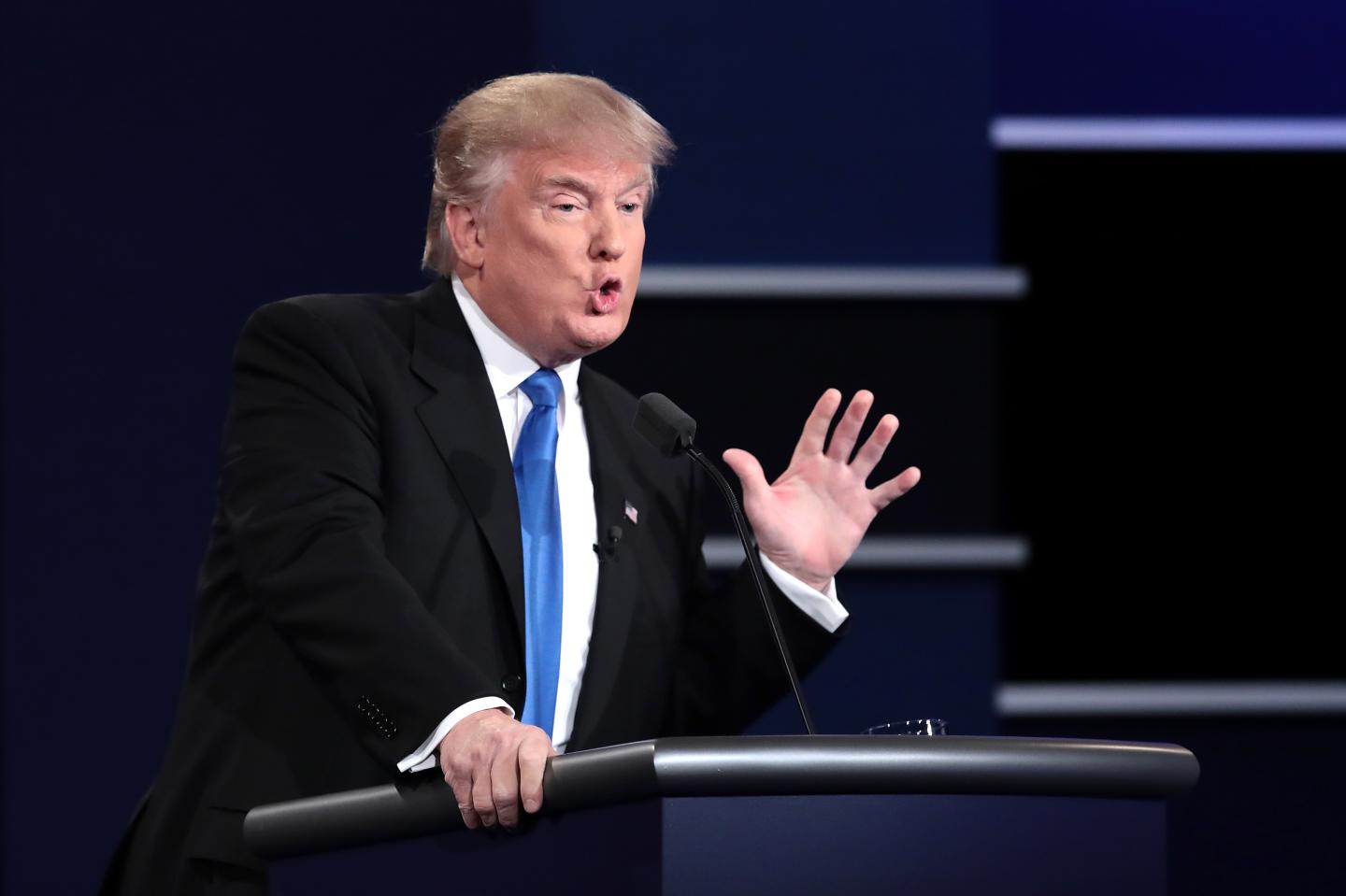 Hillary Clinton And Donald Trump Face Off In First Presidential Debate At Hofstra University