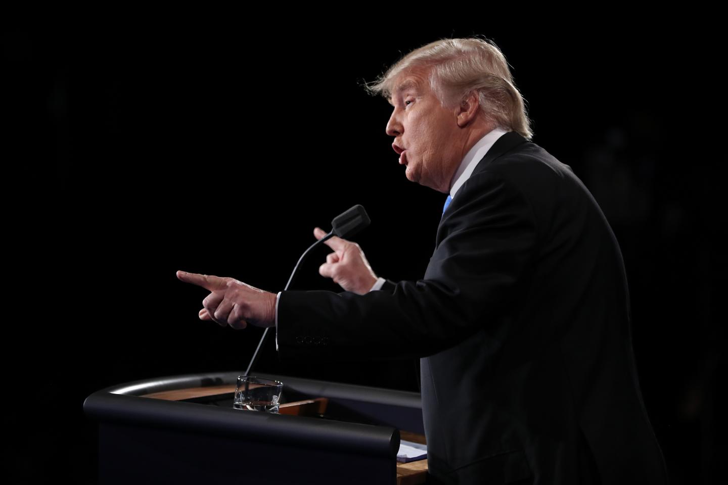 Hillary Clinton And Donald Trump Face Off In First Presidential Debate At Hofstra University