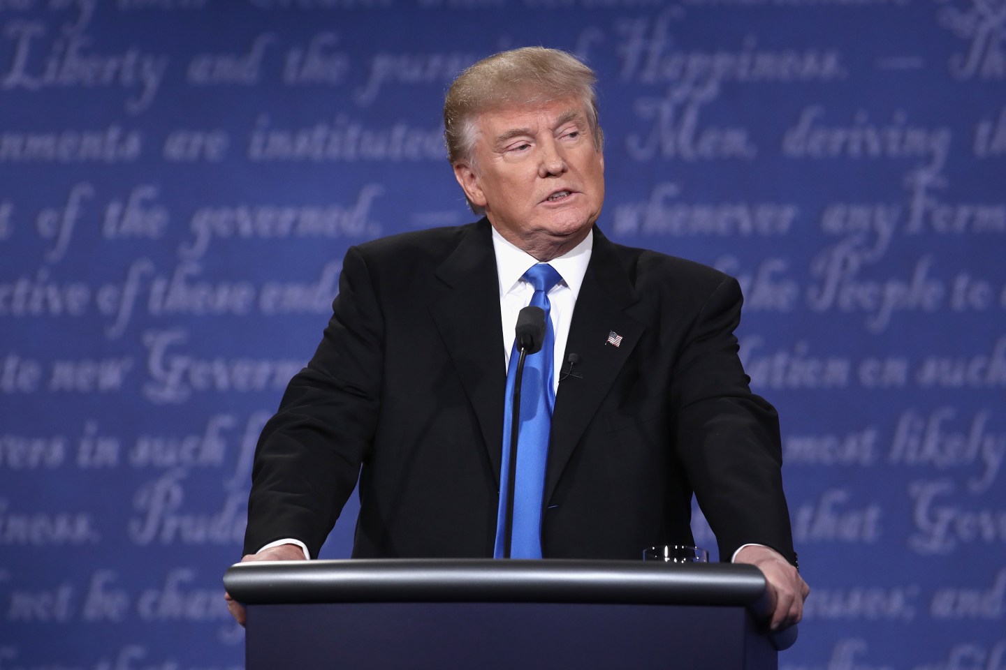 Hillary Clinton And Donald Trump Face Off In First Presidential Debate At Hofstra University