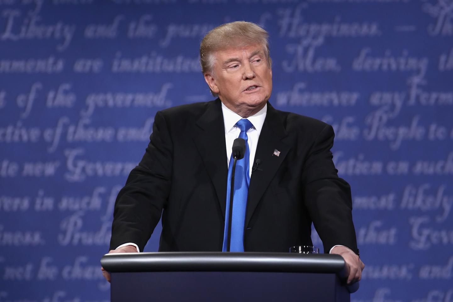 Hillary Clinton And Donald Trump Face Off In First Presidential Debate At Hofstra University