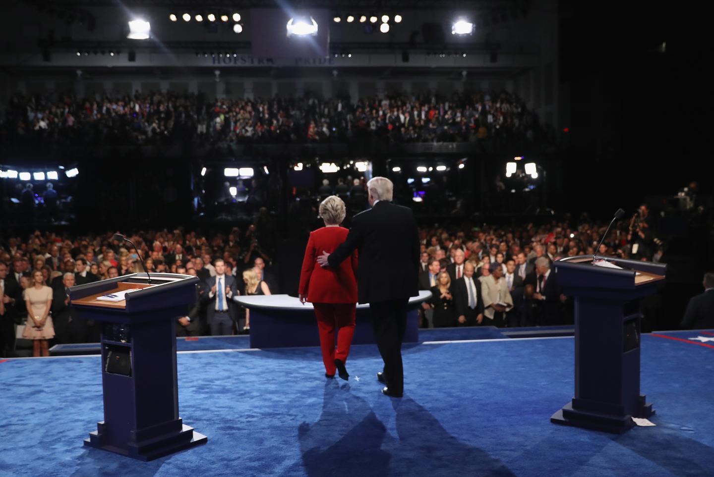Hillary Clinton And Donald Trump Face Off In First Presidential Debate At Hofstra University
