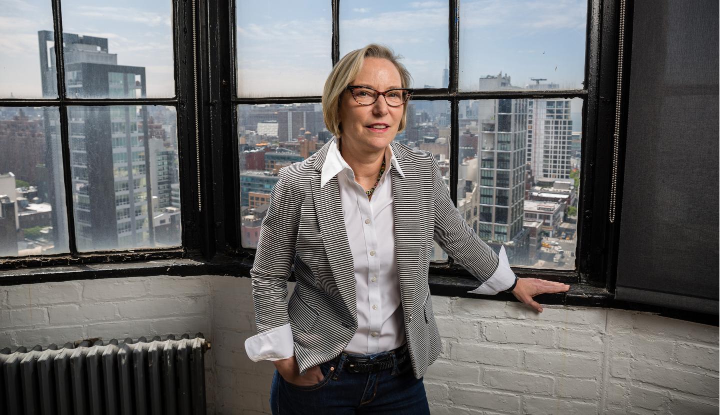 Sandra (Sandi) E. Peterson, Executive Vice President, Group Worldwide Chairman for Johnson and Johnson. At the J&amp;J Global Strategic Design Office, New York, Thursday 19 May 2016.Credit: Timothy Fadek / Redux Pictures