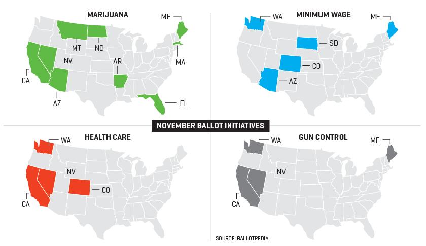 Legal Weed in California and Other Huge Ballot Proposals to Watch in November