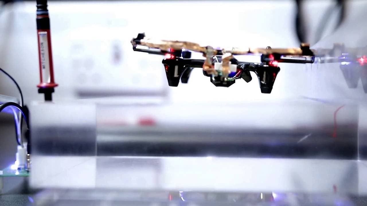 drone flying under wireless power