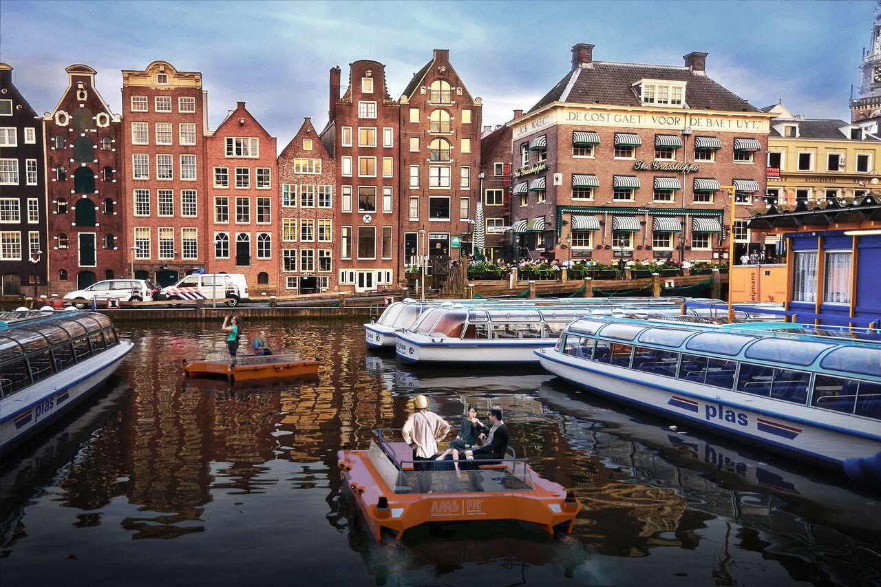 Roboats in Amsterdam