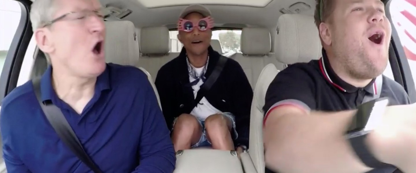 Apple bought the rights to the popular TV series "Carpool Karaoke" in 2016.