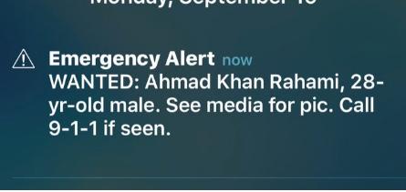 Cell Phone Alerts Ring Out in Manhunt for NYC Bomber