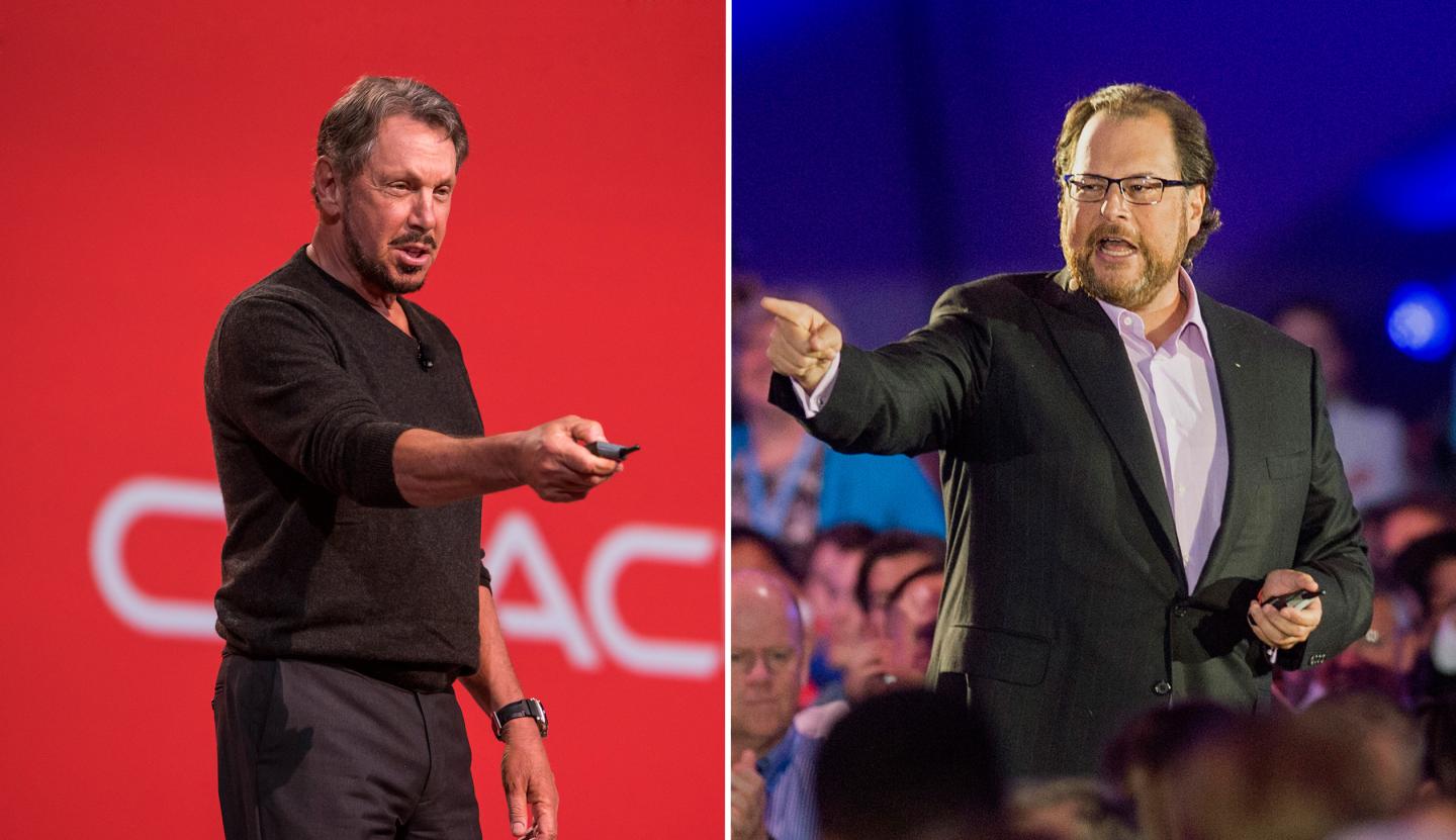Oracle’s Larry Ellison Takes Another Jab At Salesforce CEO Marc Benioff