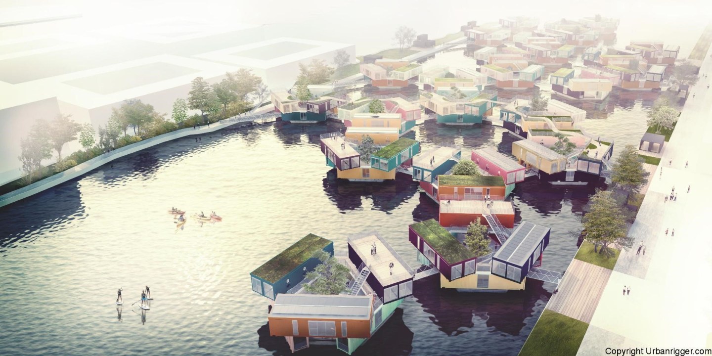 Floating Shipping Containers May be Copenhagen’s Answer to Affordable Housing