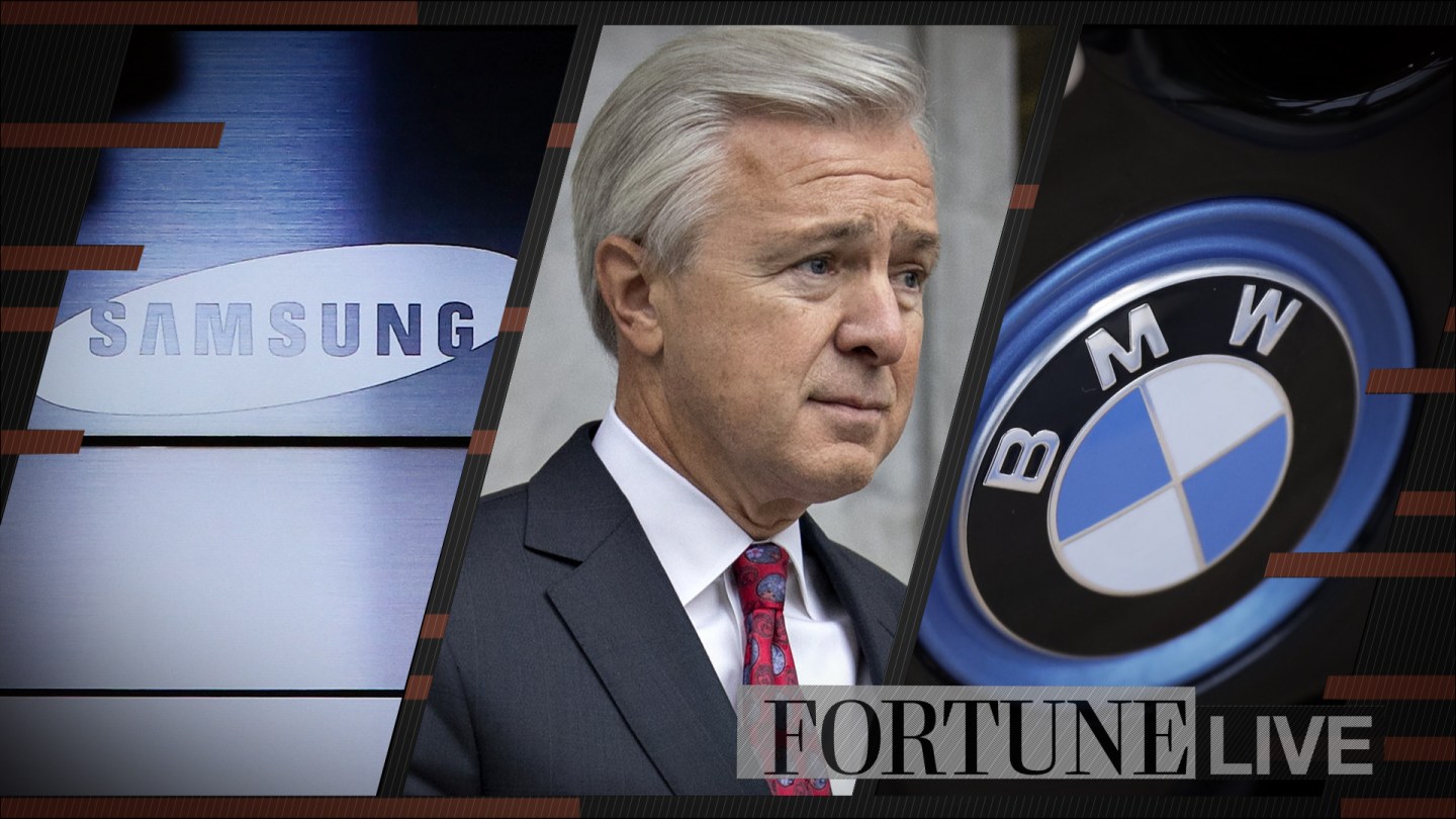 Fortune Live for October 13, 2016: John Stumpf, Samsung Stock, and BMW Group’s Centenary