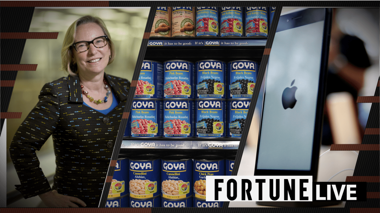Fortune Live for October 27, 2016: Sandi Peterson, Goya Foods, and Apple Shares