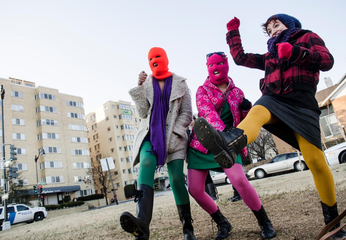 Solidarity Vigil For Pussy Riot Performance Anniversary