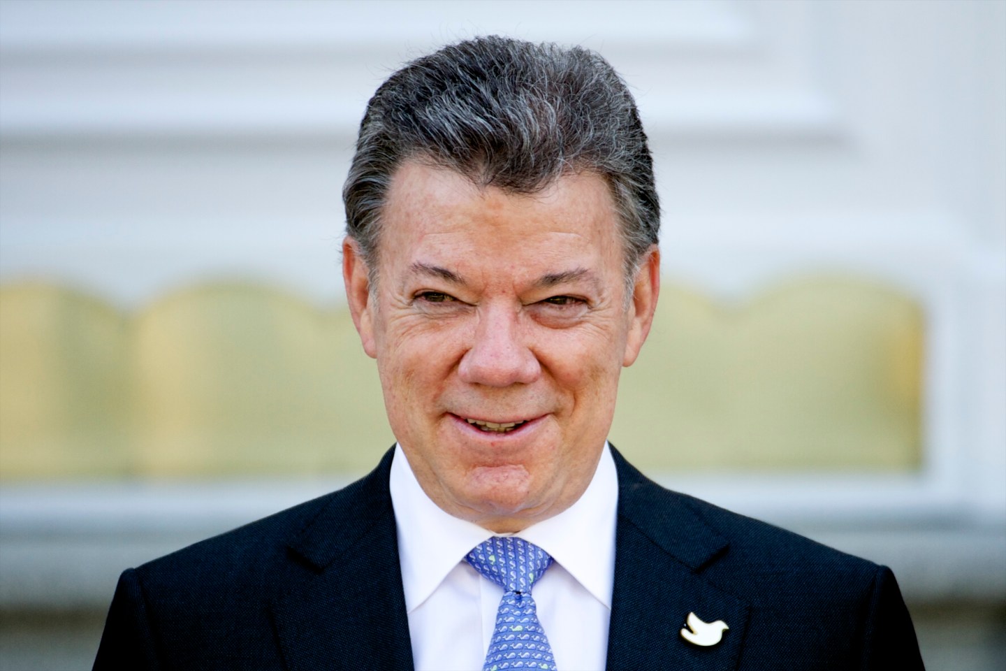 President of Colombia Juan Manuel Santos was awarded the Nobel Peace Prize for his efforts to end his country's civil war.