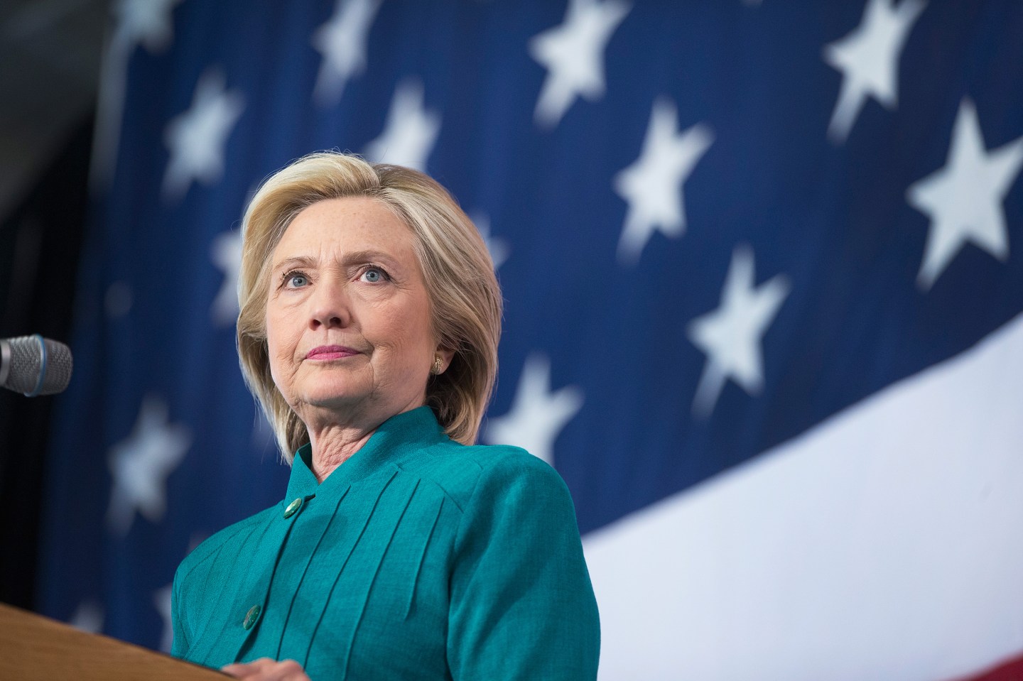 Democratic Presidential Candidate Hillary Clinton Campaigns In Iowa