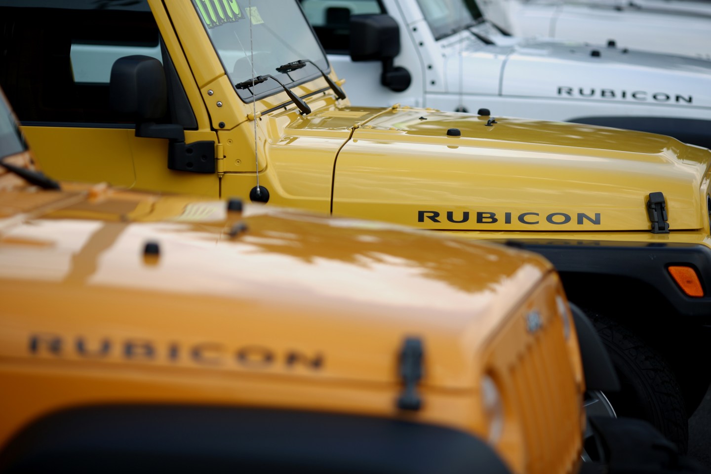 A Jeep Dealership Ahead Of Motor Vehicle Sales