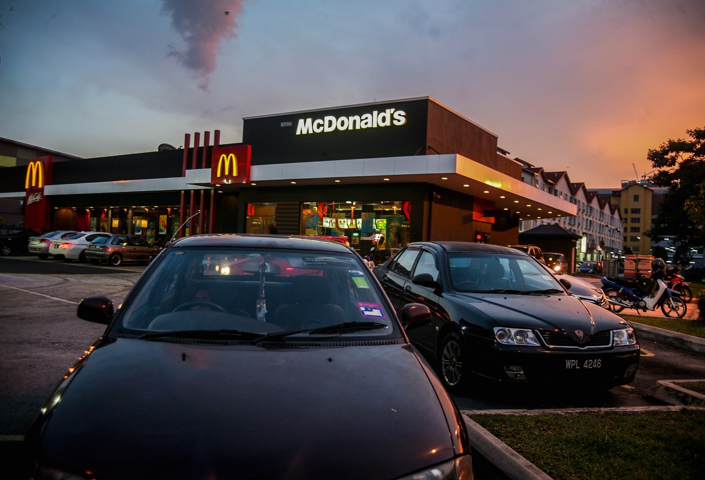 The logo of McDonald's is seen in Kuala Lumpur, Malaysia.