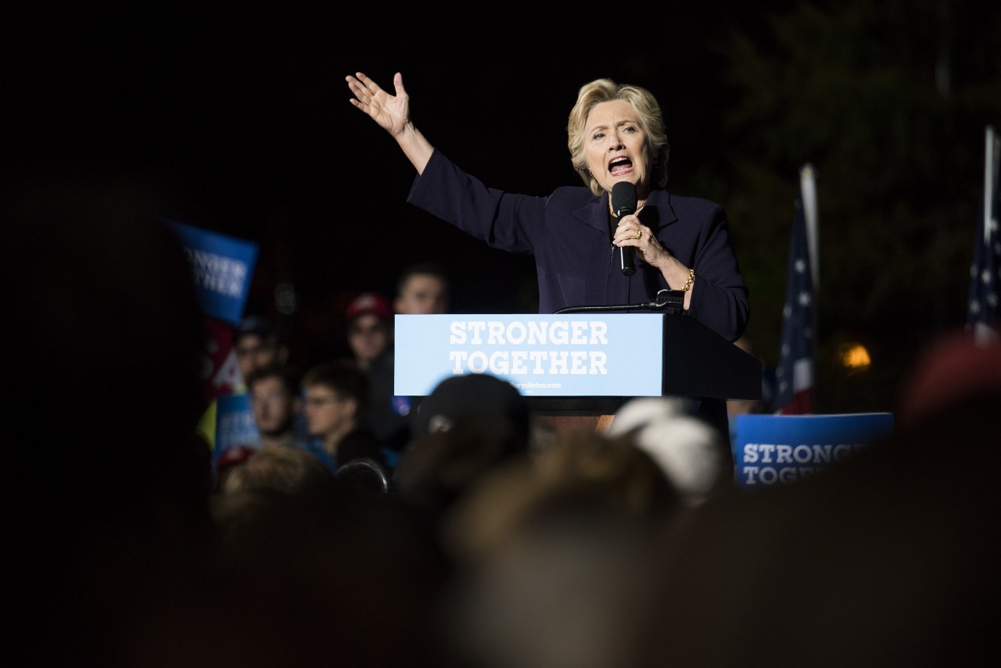 Democratic Presidential Candidate Hillary Clinton Holds Ohio Campaign Rally