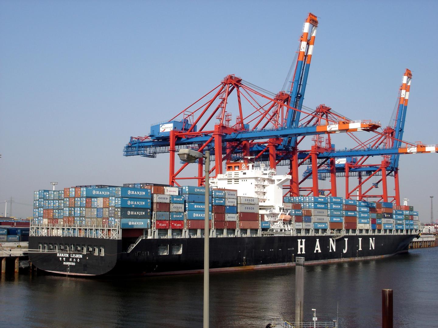 Hamburg, Eurogate, Containerschiff