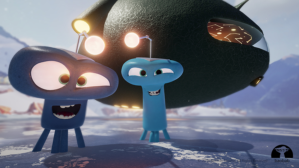 Aliens from the VR animated short Invasion!