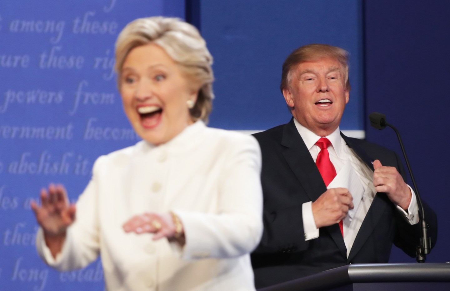 Final Presidential Debate Between Hillary Clinton And Donald Trump Held In Las Vegas
