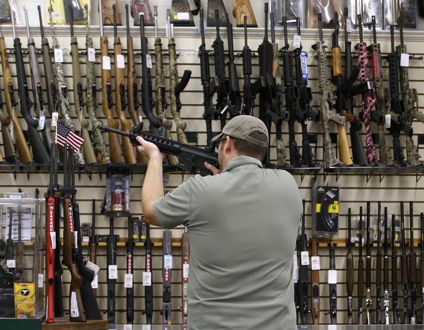 Inside A Gun And Ammunition Store As Debate About Gun Ownership Continues During U.S. Elections