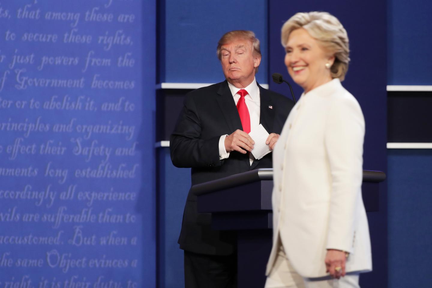 Final Presidential Debate Between Hillary Clinton And Donald Trump Held In Las Vegas