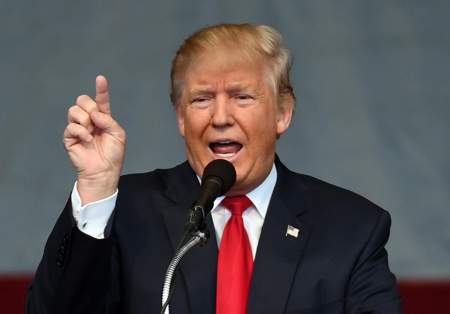 Donald Trump Holds Campaign Rally In Nevada