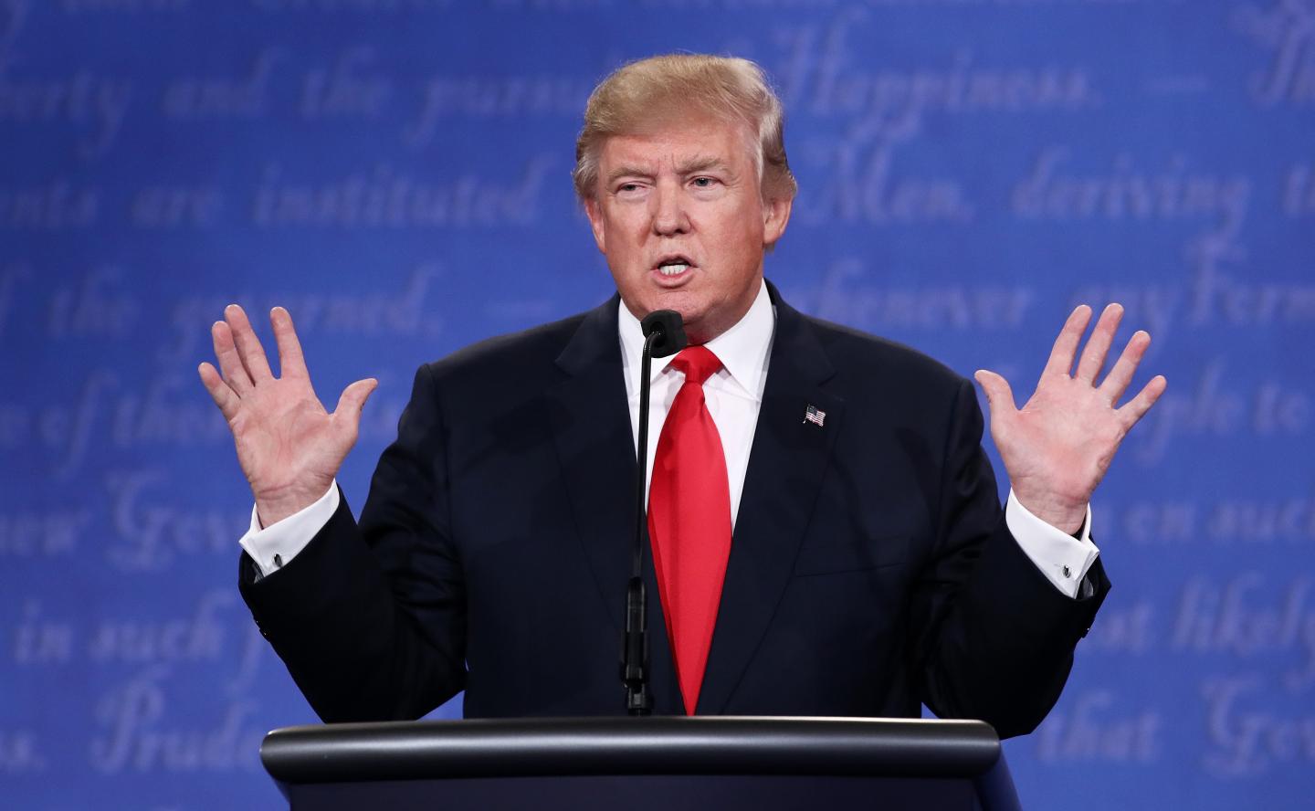 Final Presidential Debate Between Hillary Clinton And Donald Trump Held In Las Vegas