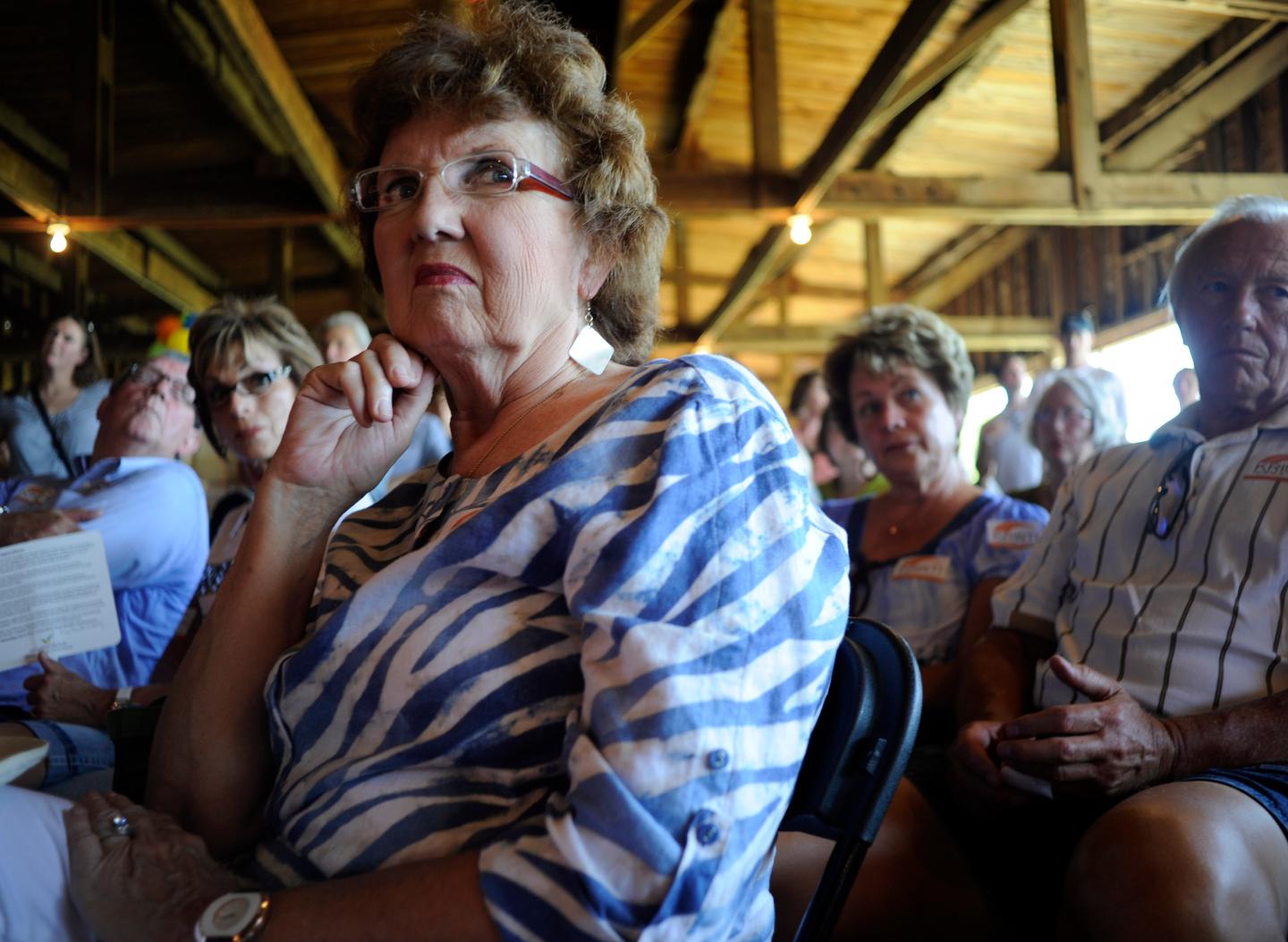 SIOUX FALLS, SD- August 11:  At  political forum at the Fairgrou