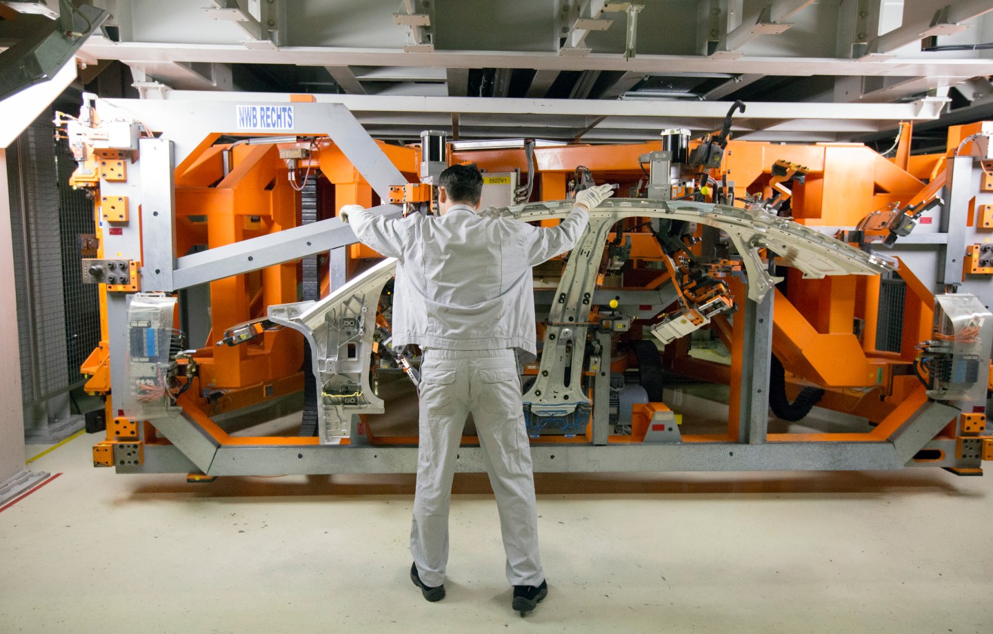 Automobile Manufacture At Audi AG's Factory