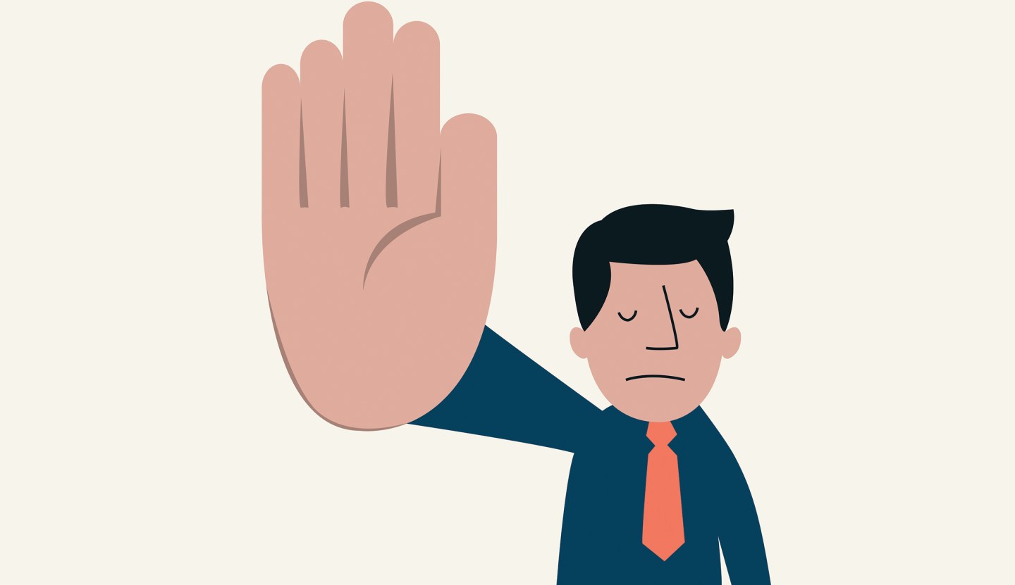 Talk to the hand man