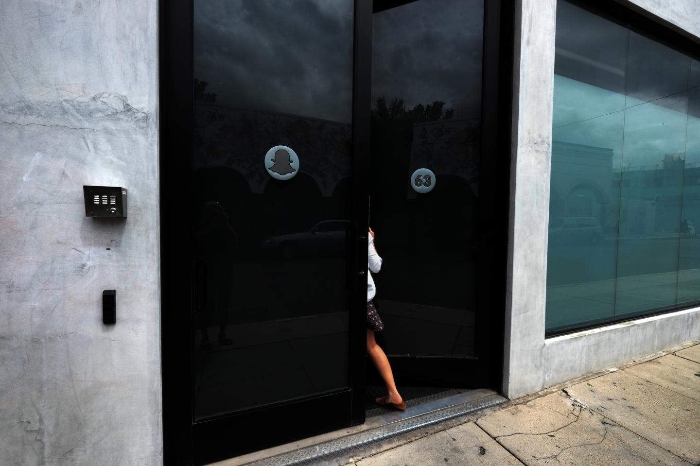 LOS ANGELES, CA - JULY 20: Snapchat offices, just off the board