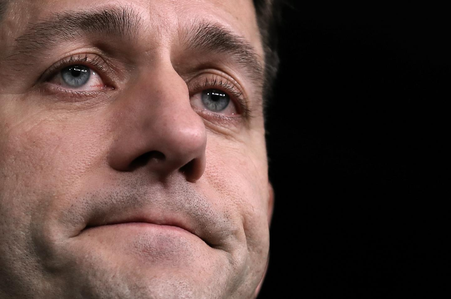 Paul Ryan Holds Weekly Press Briefing At The Capitol