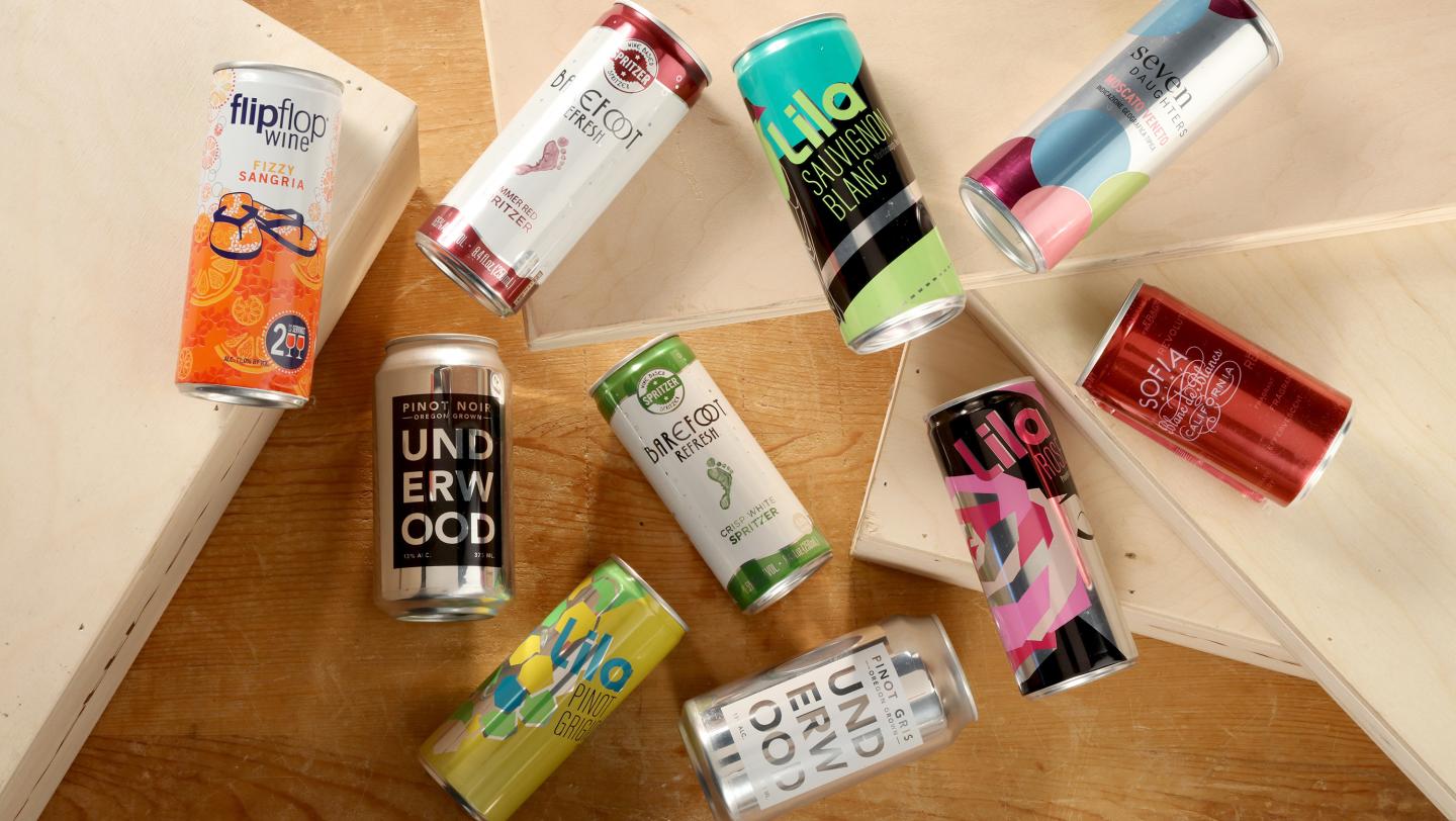10 canned wines to tote to barbecues, beaches and more