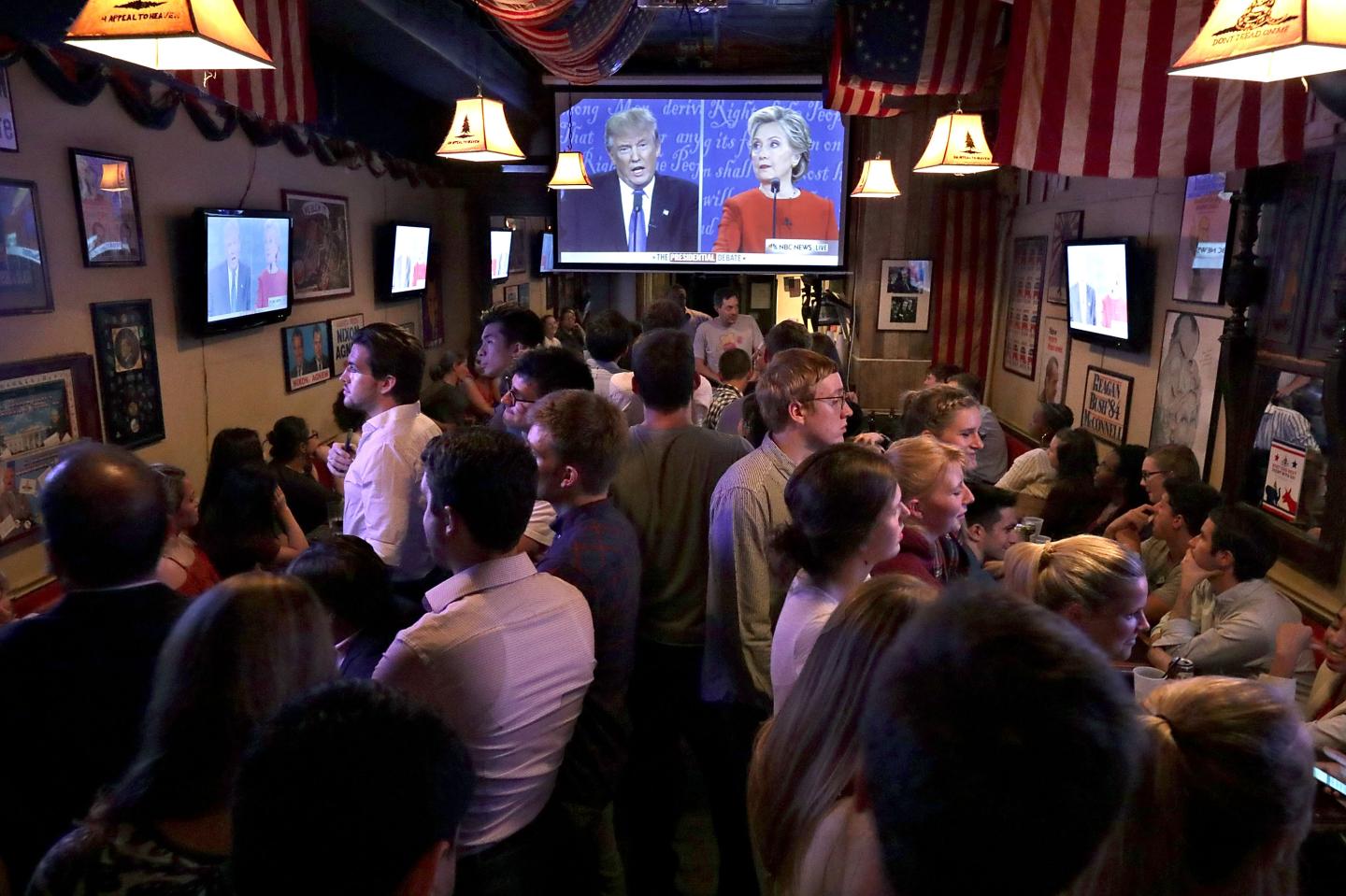 Presidential Debate Watch Party Held In Washington DC