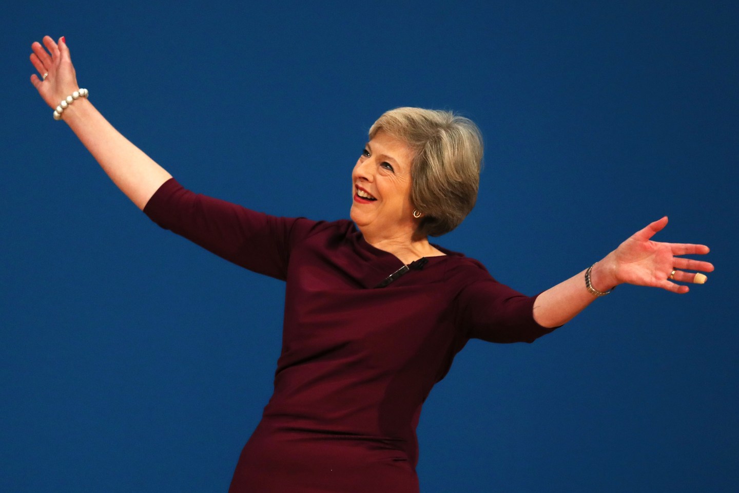 Conservative Leader Theresa May Addresses Party Conference