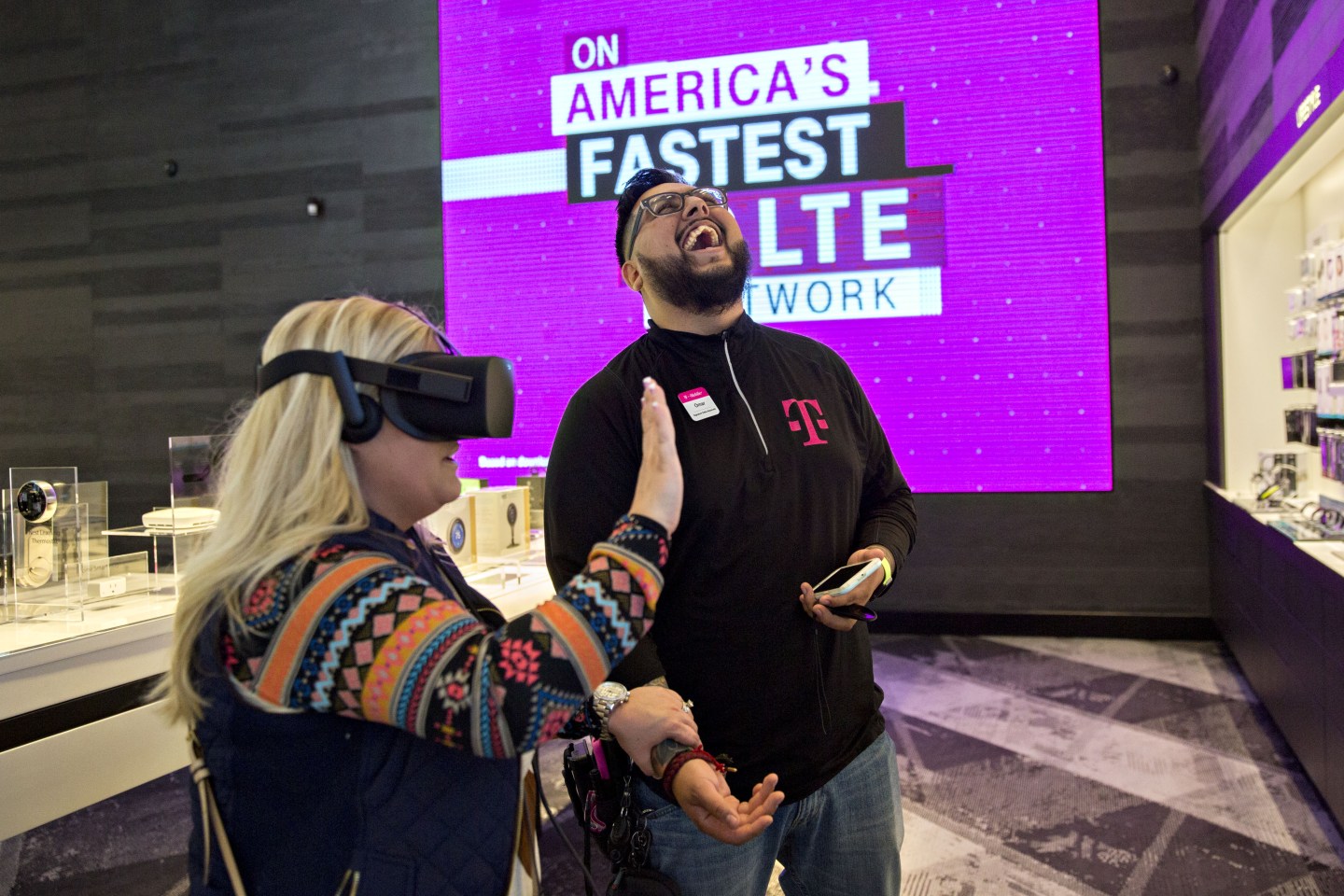 Inside A T-Mobile US Inc. Store Ahead Of Earnings Figures