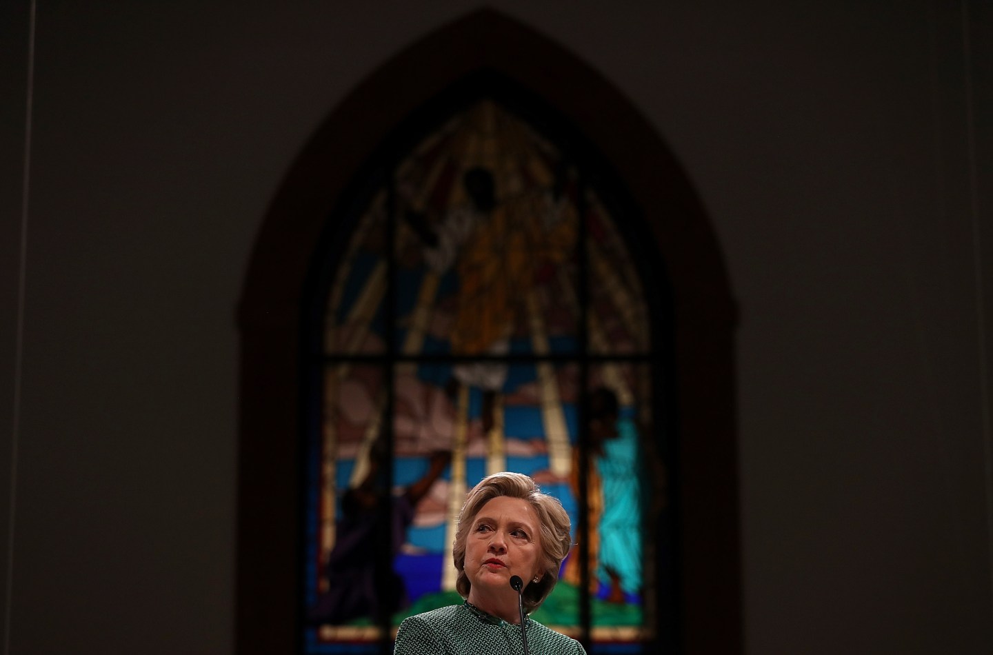 Hillary Clinton Campaigns In North Carolina