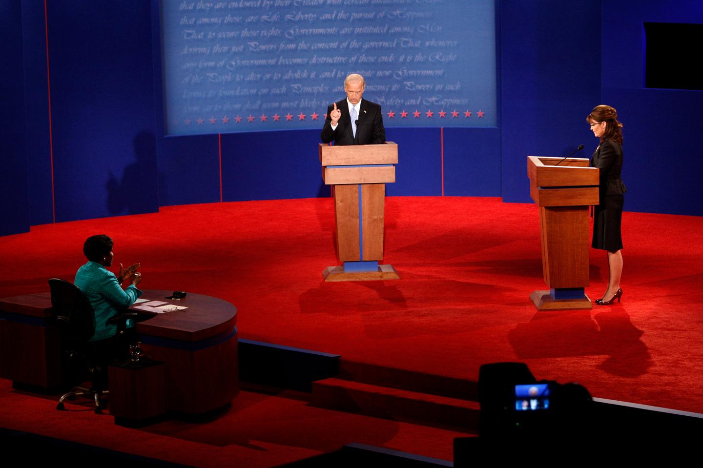 Joe Biden, Democratic vice presidential candidate and Delawa