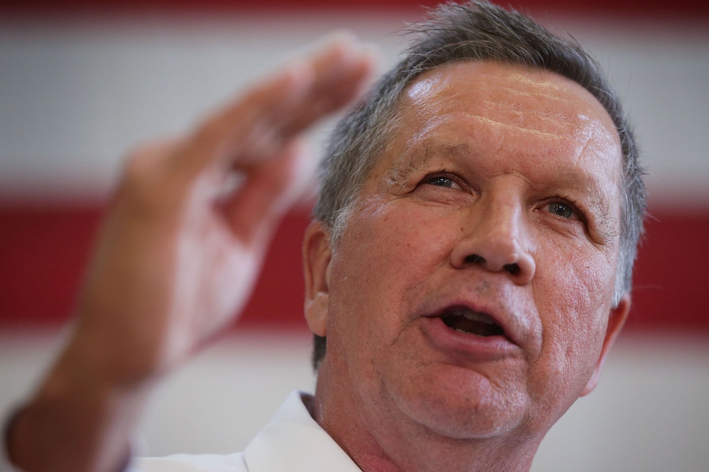 John Kasich Campaigns In Maryland Ahead Of State Primary