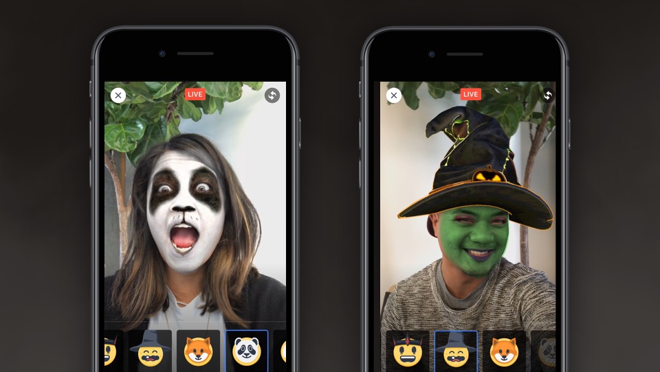 Facebook Live Masks.
