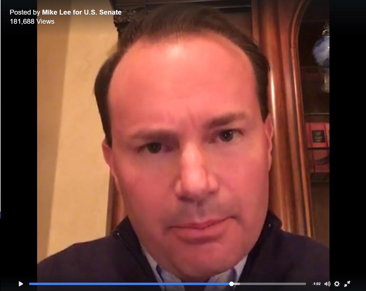 Republican Senator Asks Trump to Step Down Via Facebook Live